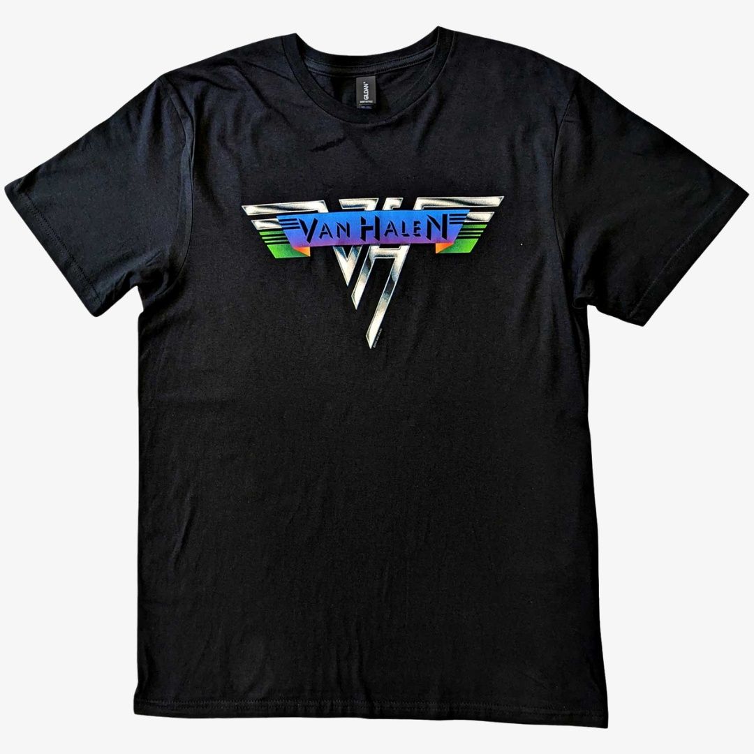 Van Halen Black Unisex T-Shirt: Original Logo, Size: Large