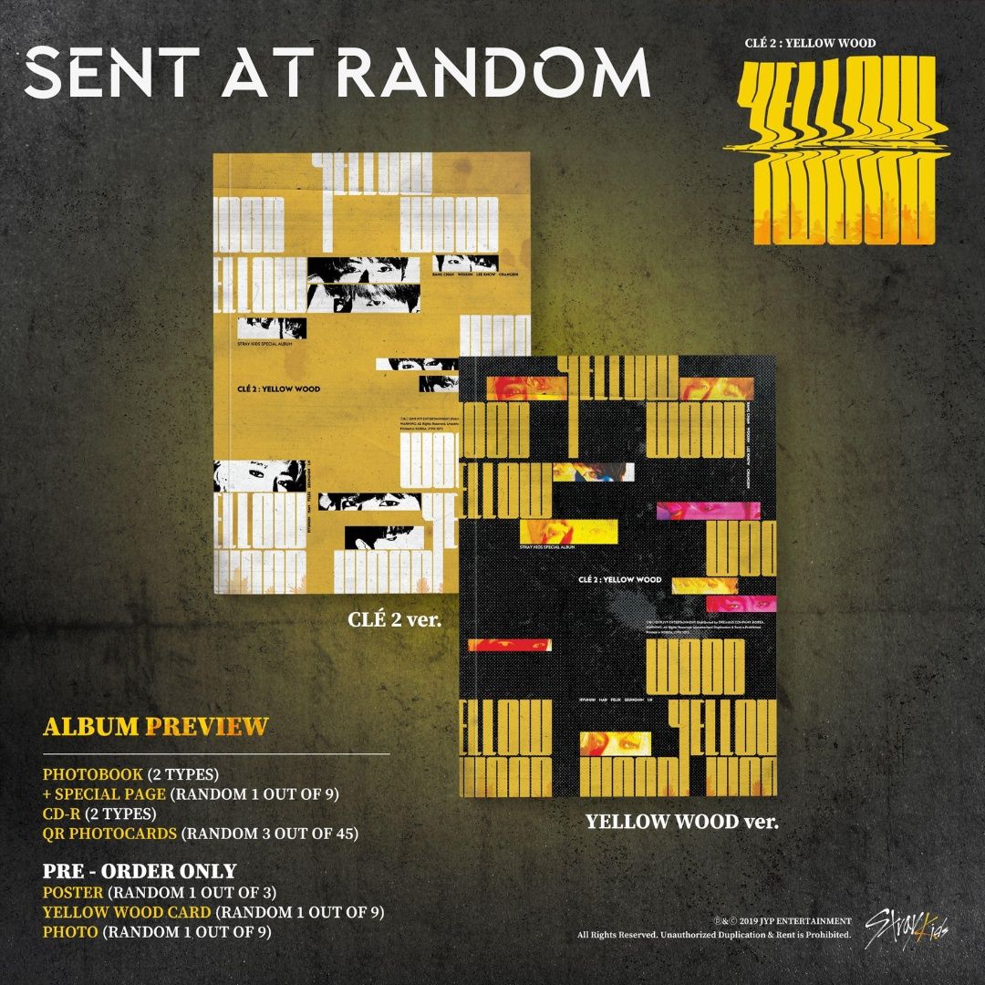 Stray Kids | Cle 2 or Yellow Wood: Special Edition (SENT RANDOM) | CD