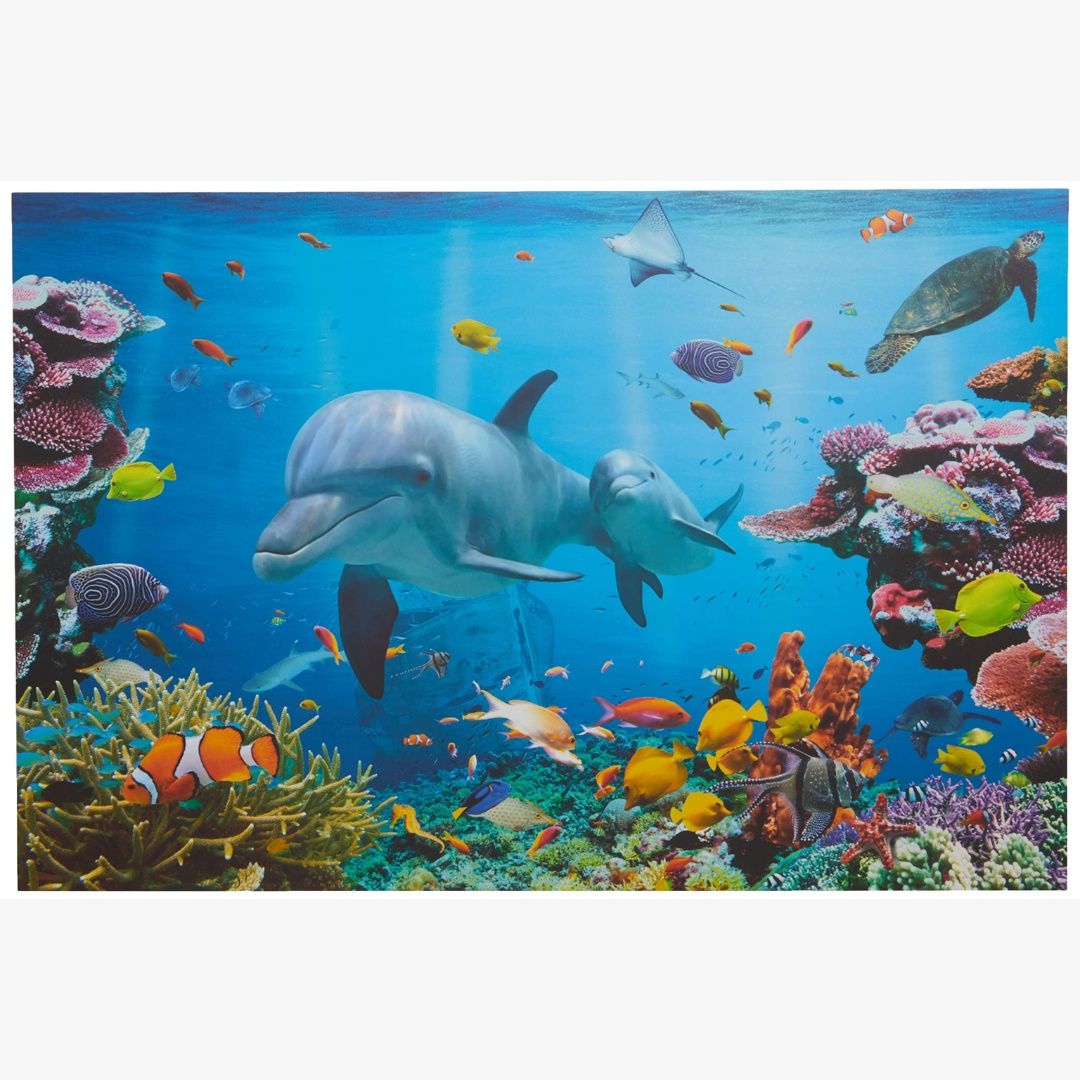 Underwater Dolphin Fantasy Maxi Poster (A10)