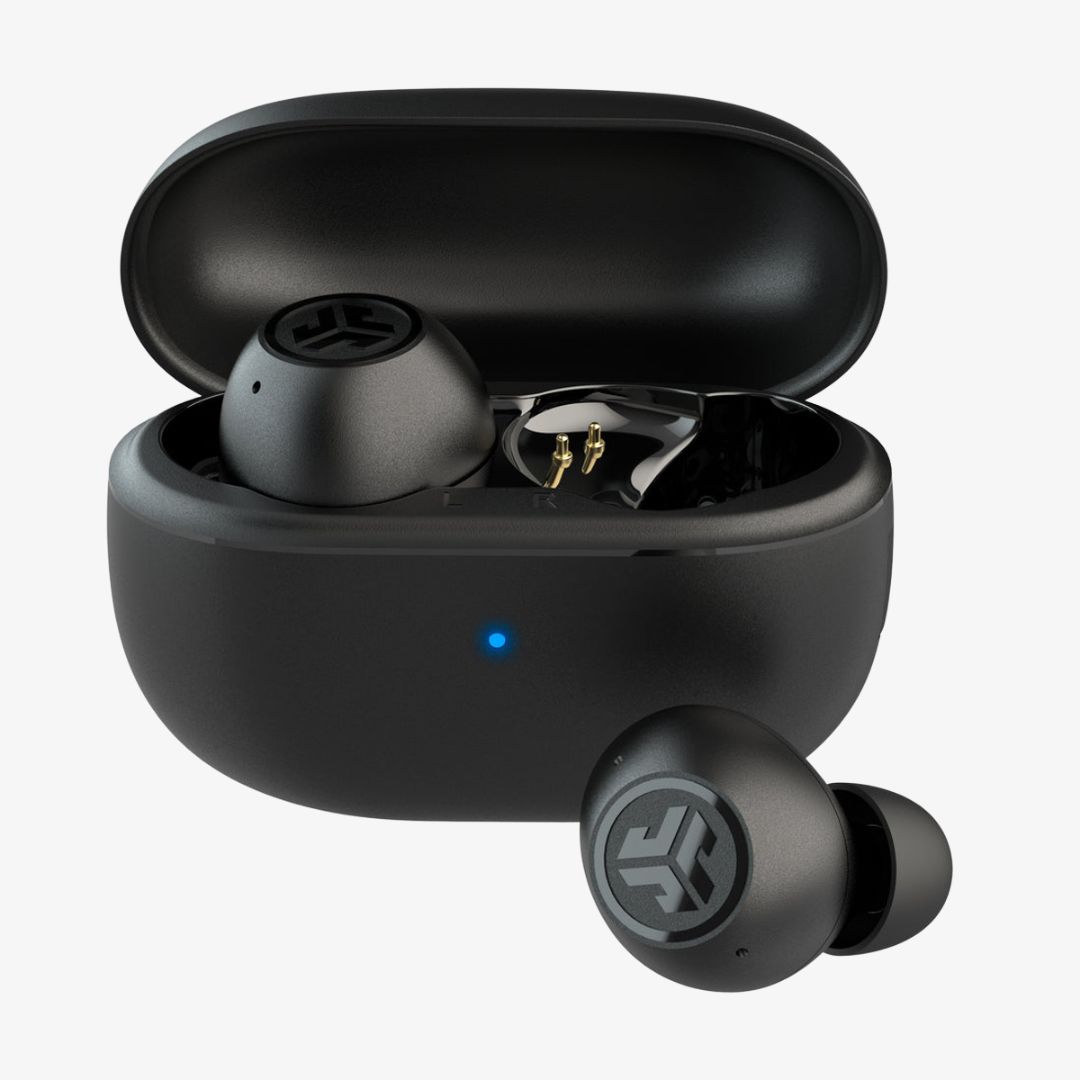 JLab Go Pop ANC, True Wireless Stereo (TWS), 20 - 20000 Hz, Calls/Music, Headset, Black