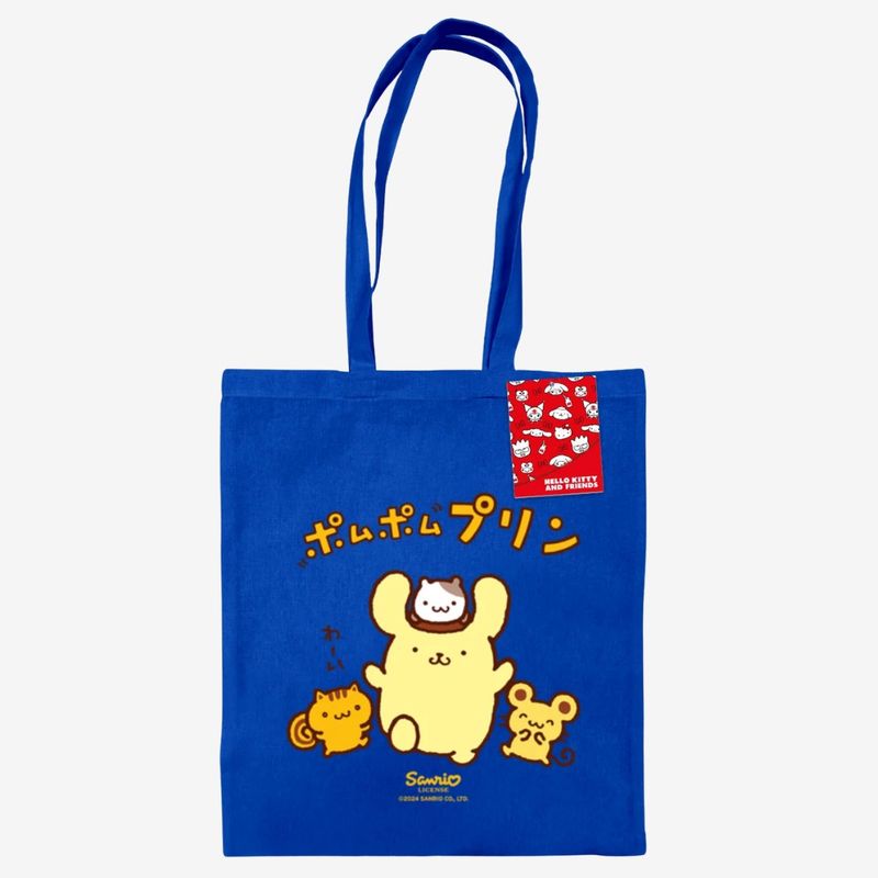 Pompompurin (4 Friends) Navy Tote Bag