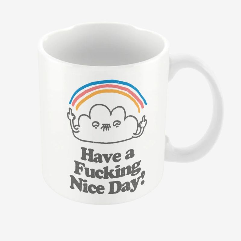 Threadless (Have A Nice Day) White Ceramic Mug