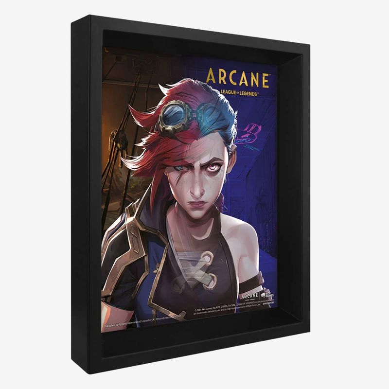 Arcane (Jinx-Vi) 3D Lenticular Framed Print