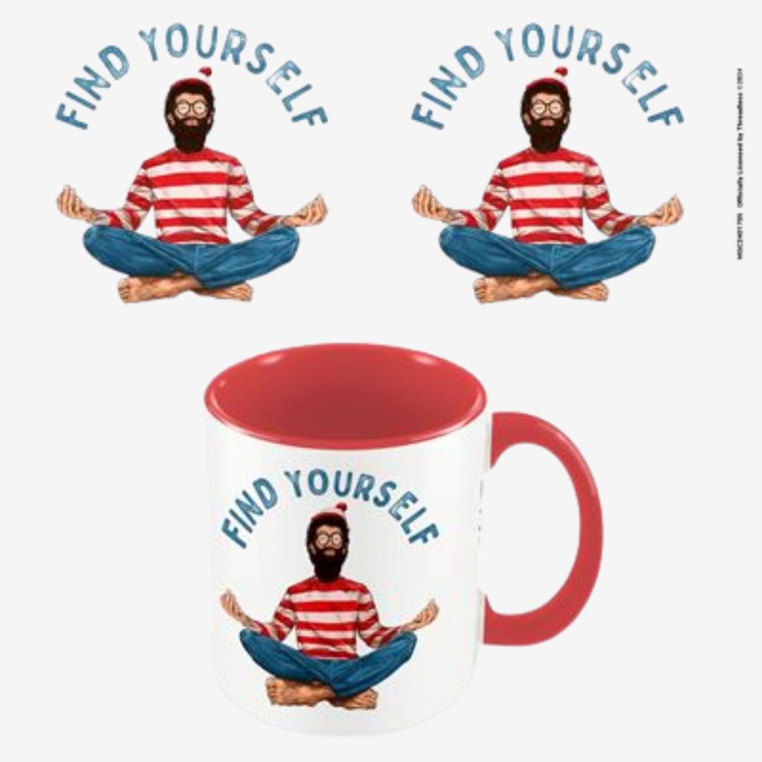 Threadless (Find Yourself) Red Coloured Inner Pod Mug