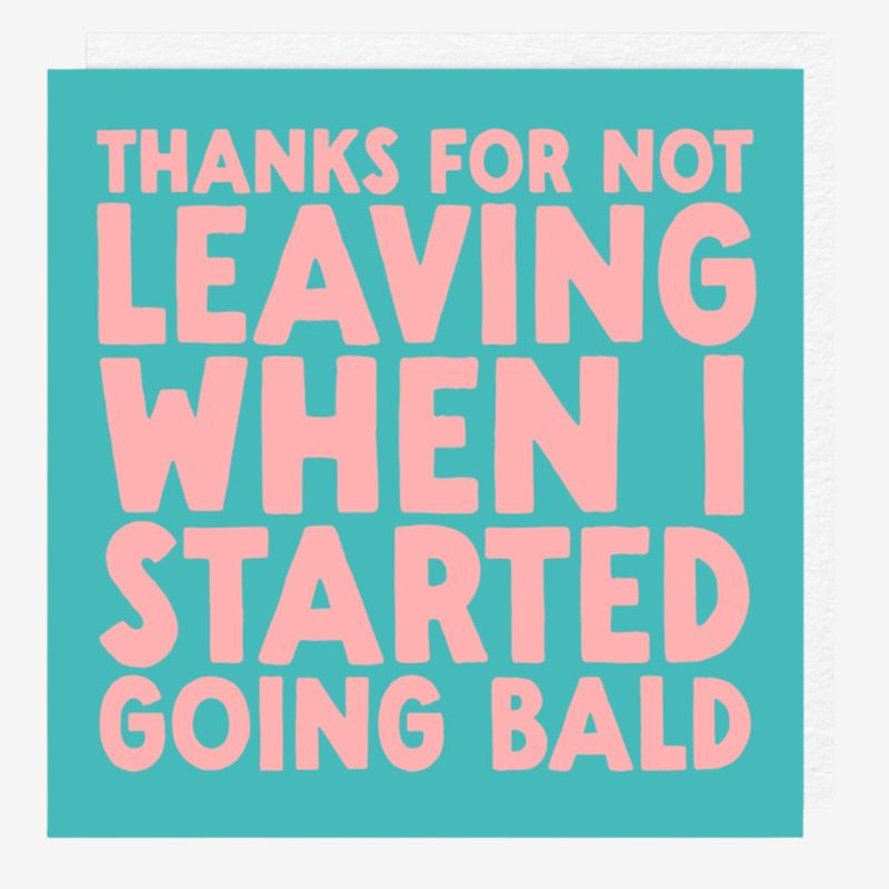 Going Bald