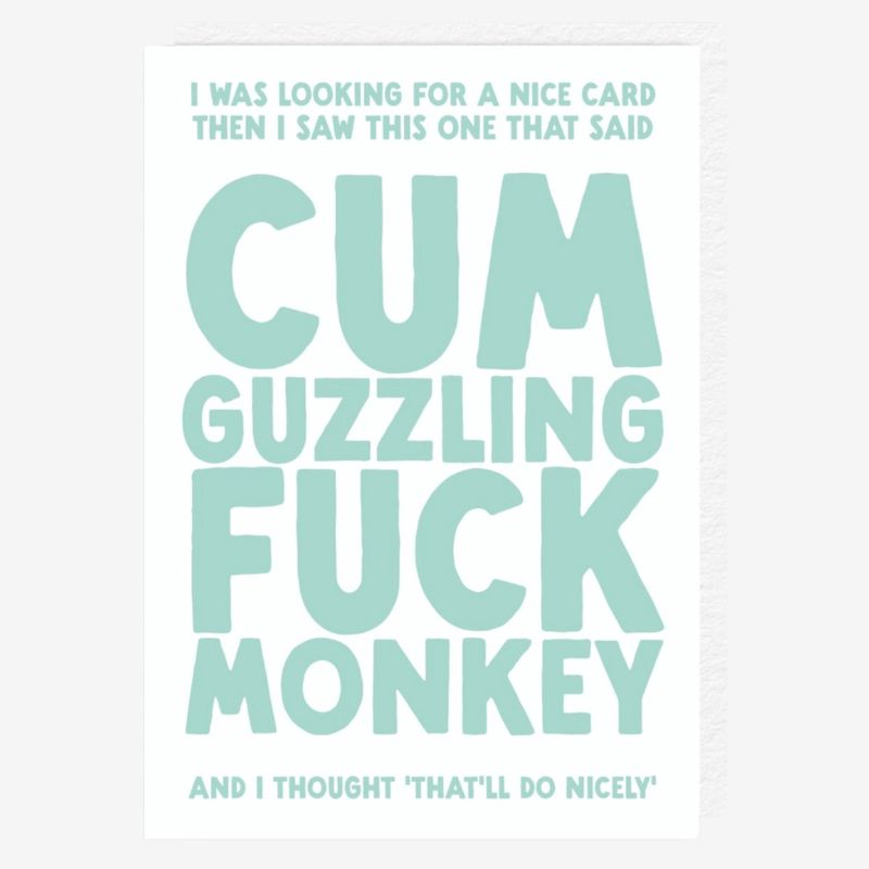 Guzzling Fuck Monkey