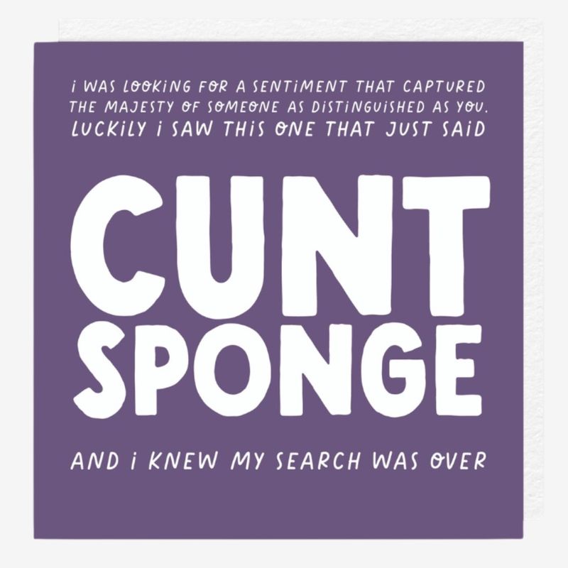 Cunt Sponge