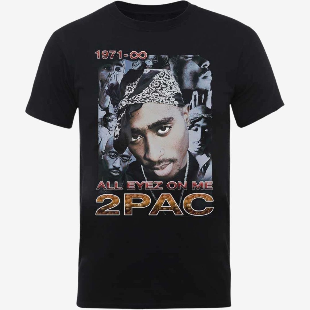 2Pac T-Shirt All Eyez 1971 Unisex T Shirt, Size: Medium