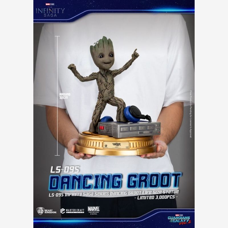 Guardians Of The Galaxy 2 Life-Size Statue Dancing Groot 32cm