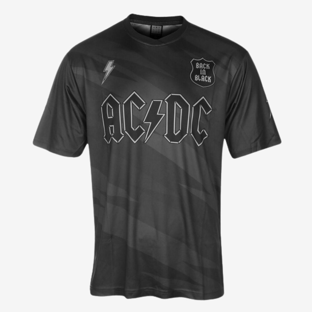 AC/DC Back In Black Rock FC Football Shirt, Size: Small