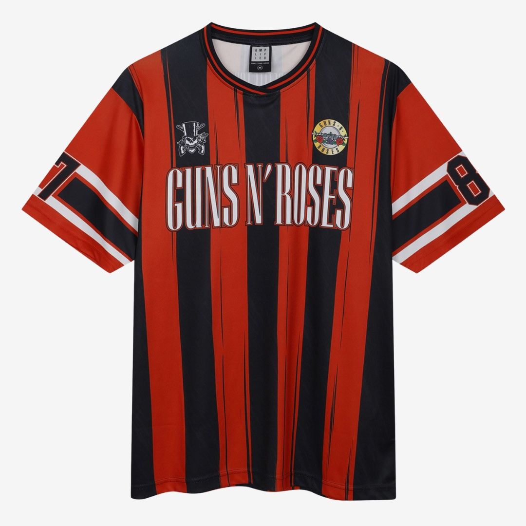 Guns N&#39; Roses Appetite For Destruction Rock FC Football Shirt, Size: Small