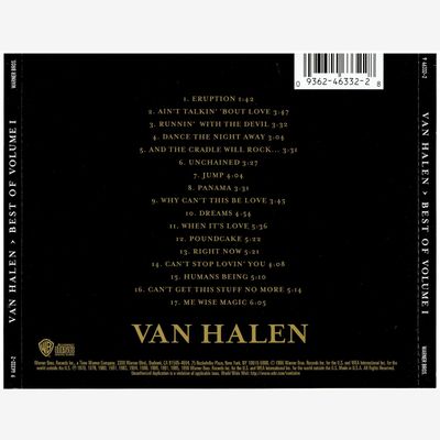 Van Halen | Best Of: Vol 1 | CD 1609