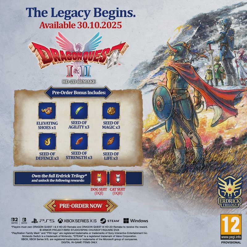 Dragon Quest I &amp; II HD-2D Remake | Switch 2 | 362