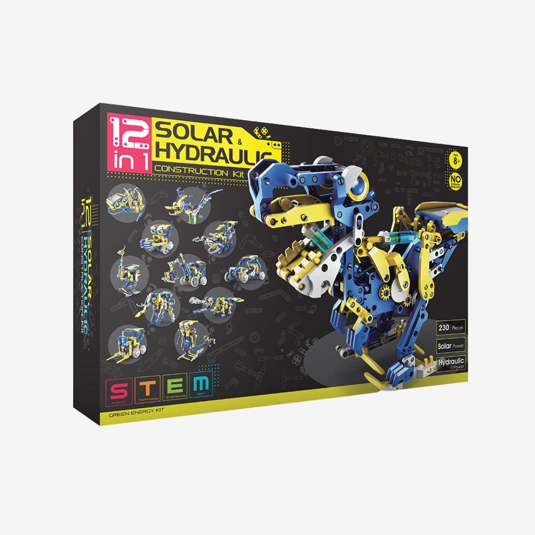 12 in 1 Solar Hydraulic Construction Kit