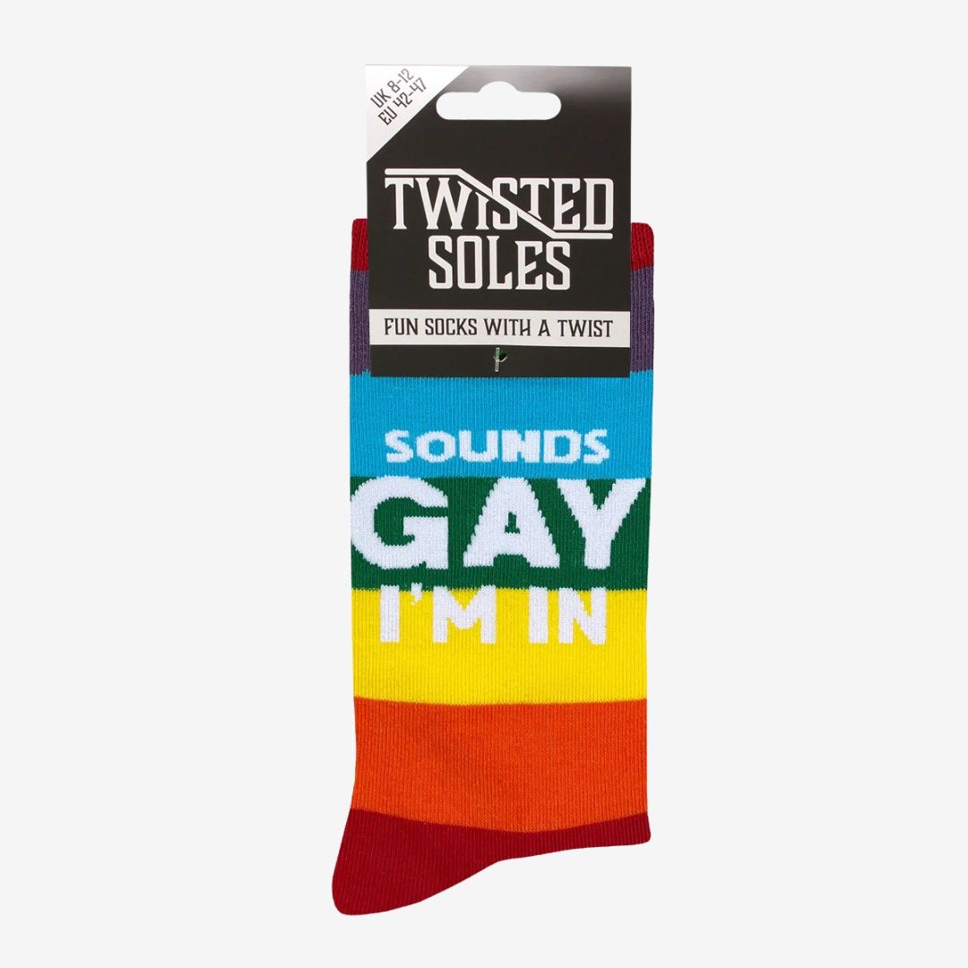 Sounds Gay I&#39;m In Novelty Adult Socks