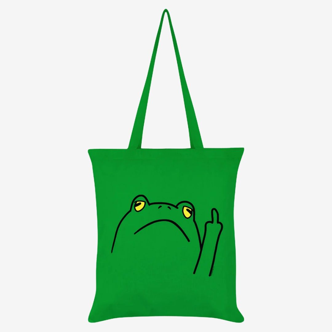 Frog Off Green Tote Bag