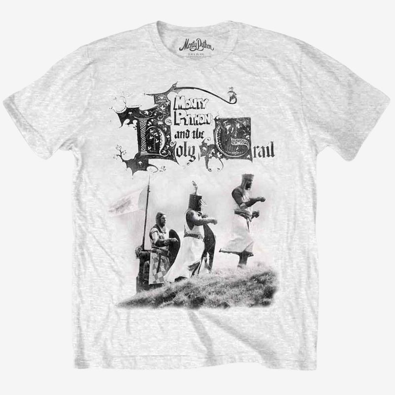 Monty Python Unisex T-Shirt: Knight Riders (White)