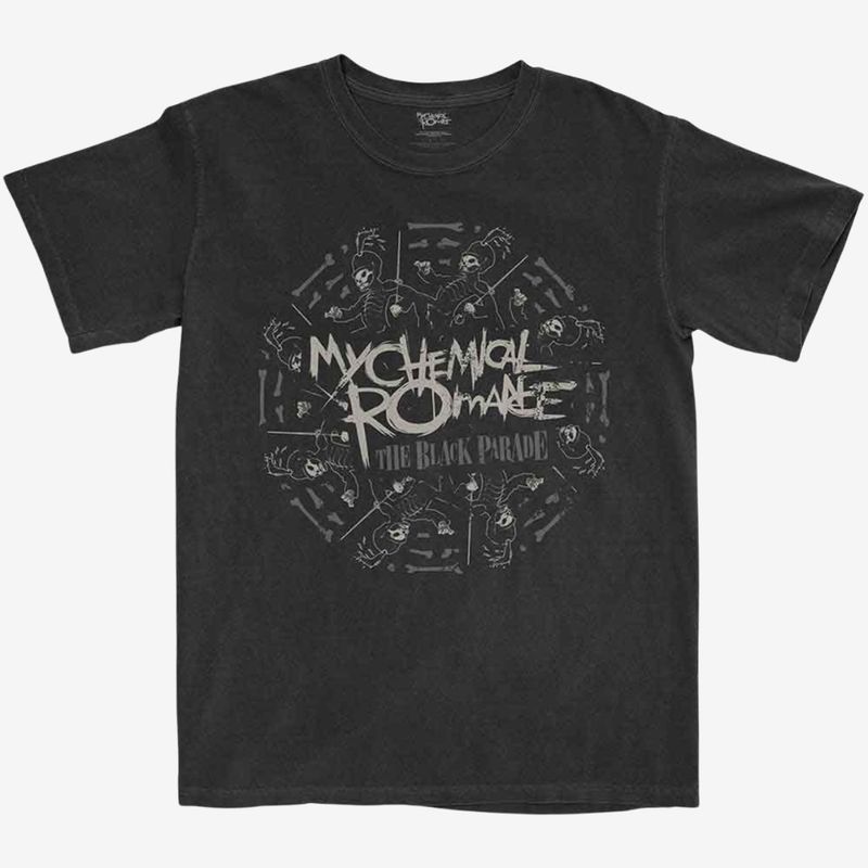 My Chemical Romance Unisex T-Shirt: Circle March (Black)