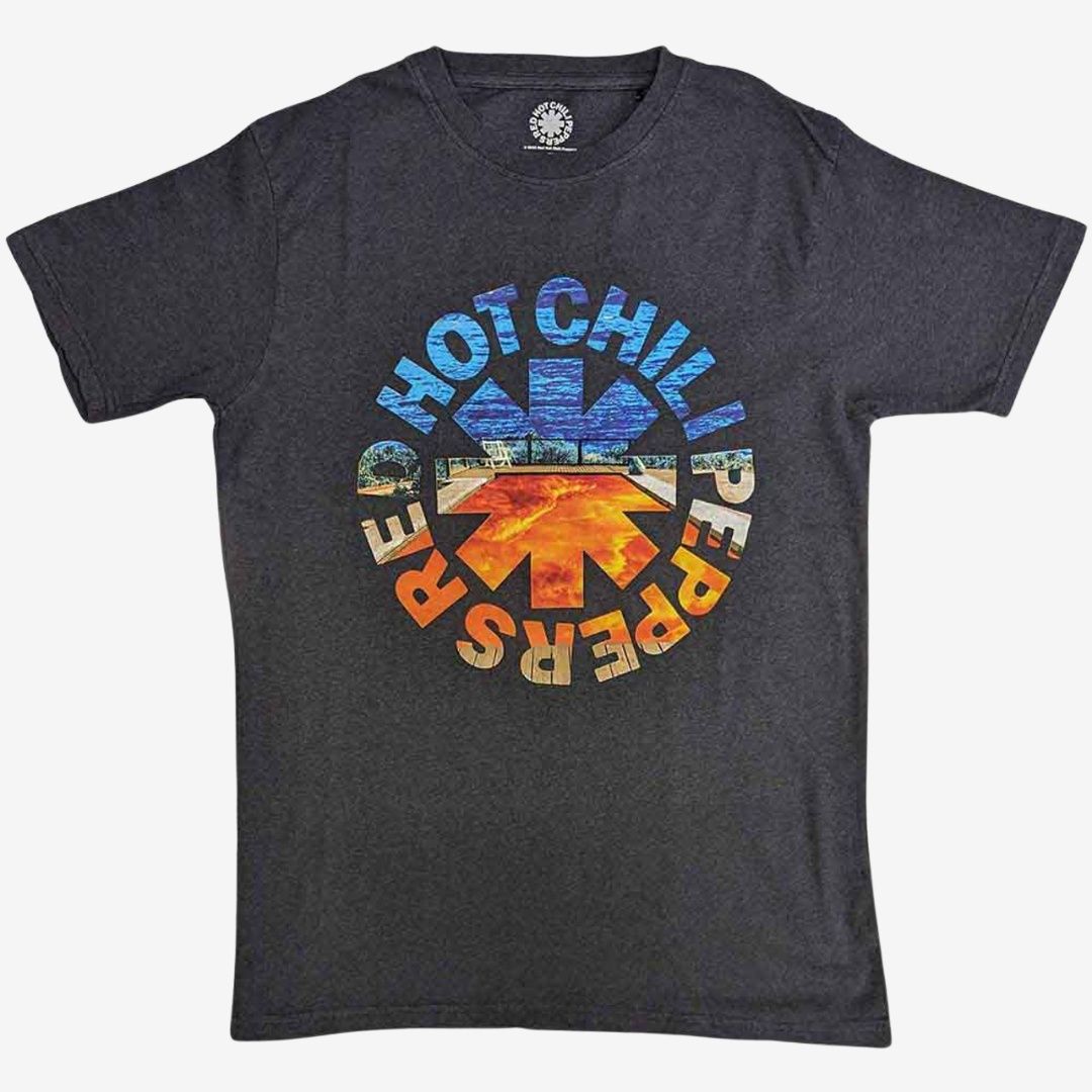 Red Hot Chili Peppers Unisex T-Shirt: Californication Asterisk (Black), Size: Medium