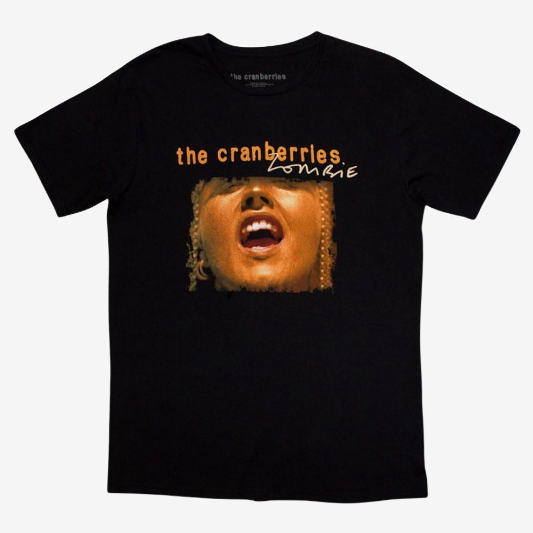 The Cranberries Unisex T-Shirt: Zombie Dolores (Black) (Back Print), Size: Medium