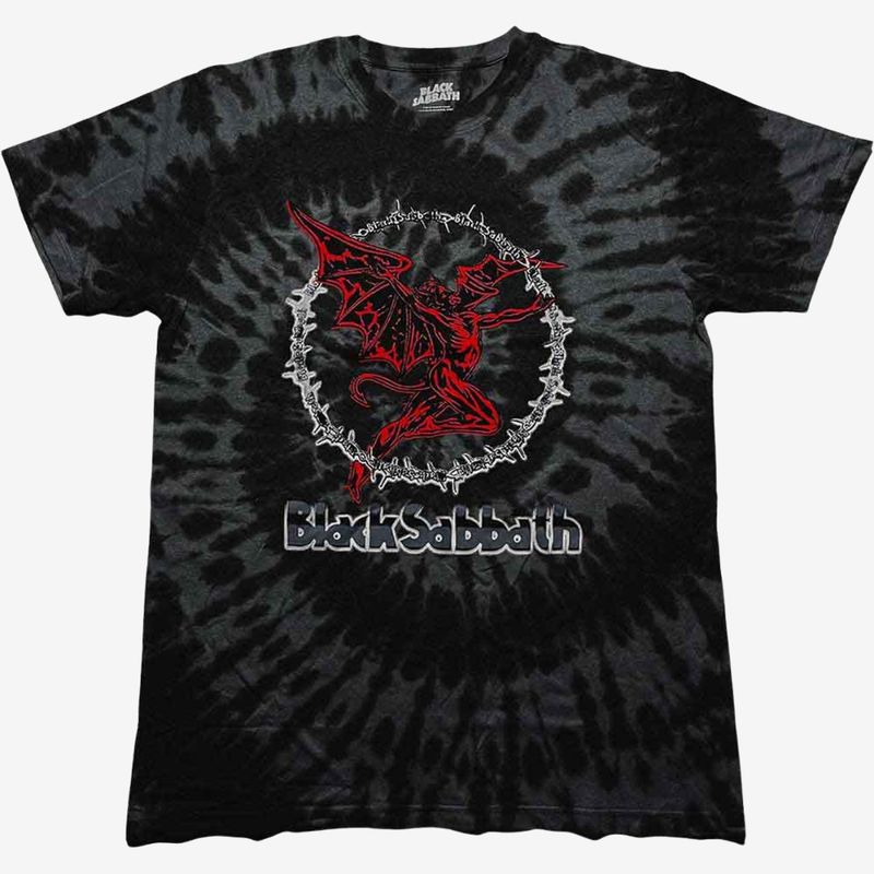 Black Sabbath Unisex T-Shirt: Red Henry (Black) (Wash Collection)