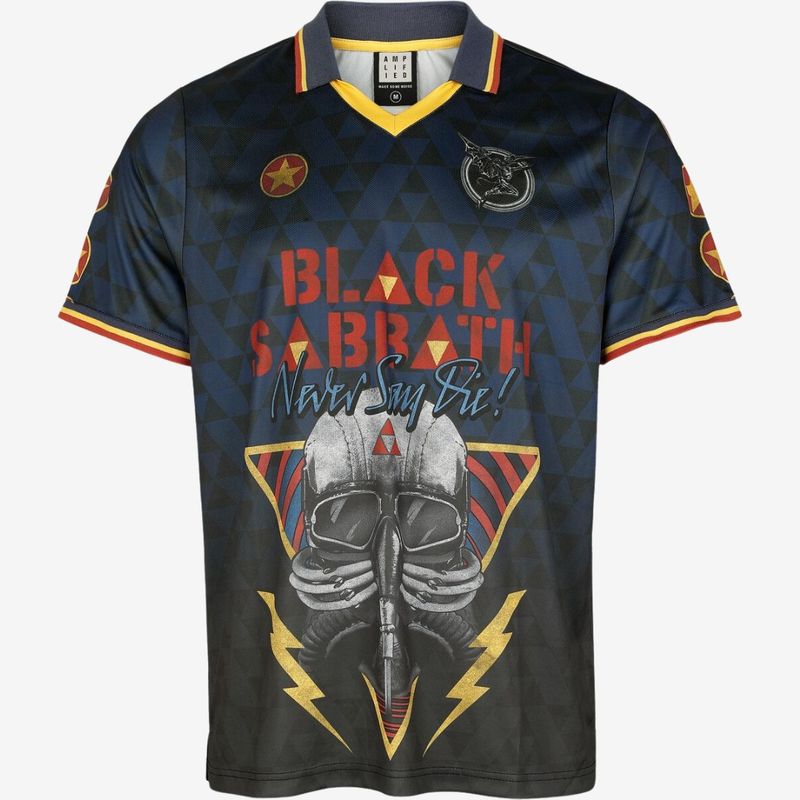 Black Sabbath Never Say Die Rock Fc Football Shirt