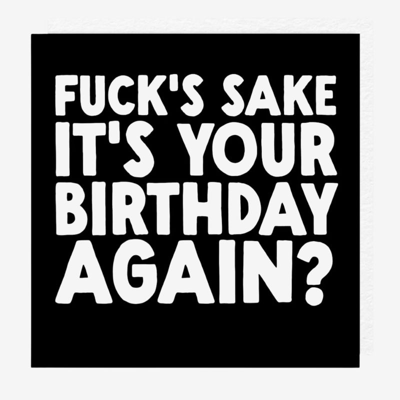 Fucks Sake (Black Square)