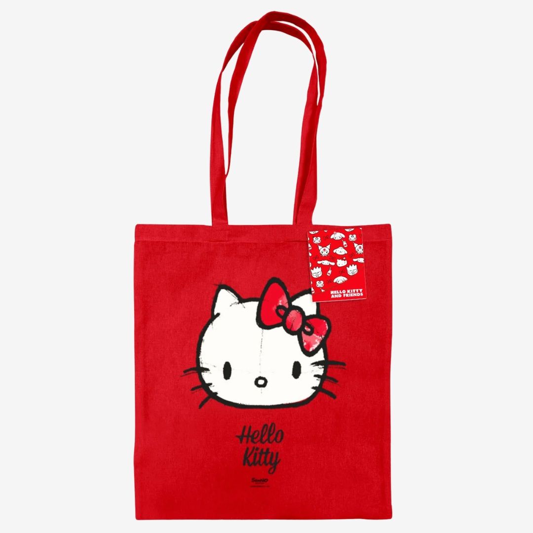 Hello Kitty (Drawn) Red Tote Bag