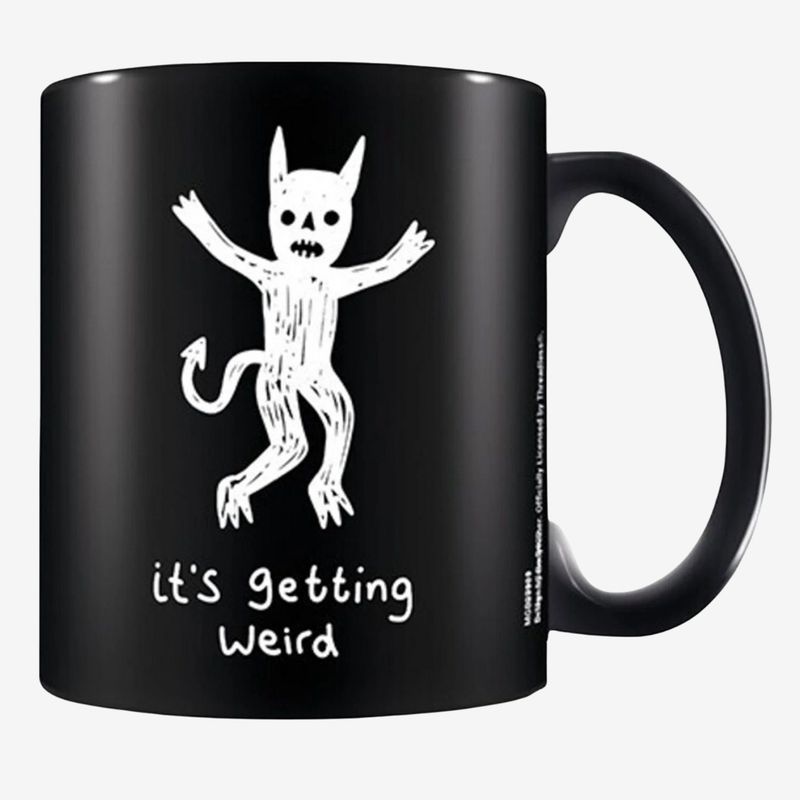 Bodyruiner (It&#39;s Getting Weird) 11oz/315ml Black Ceramic Mug