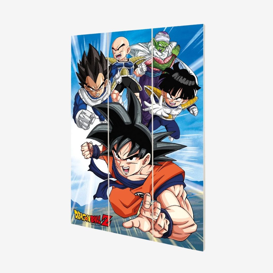 Dragon Ball Z (Strength And Heart Of A Hero) 20x29.5cm MDF Wooden Wall Art Print