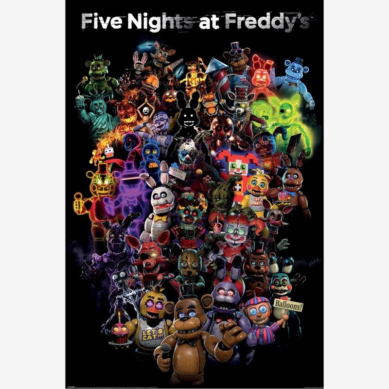 FIVE NIGHTS AT FREDDIES (COLLAGE) MAXI POSTER (A70)