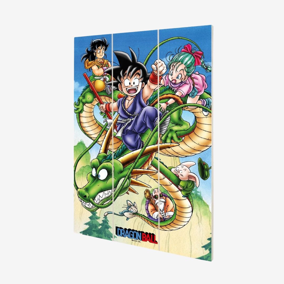 Dragon Ball (Soaring Through The Sky) 20x29.5cm MDF Wooden Wall Art Print