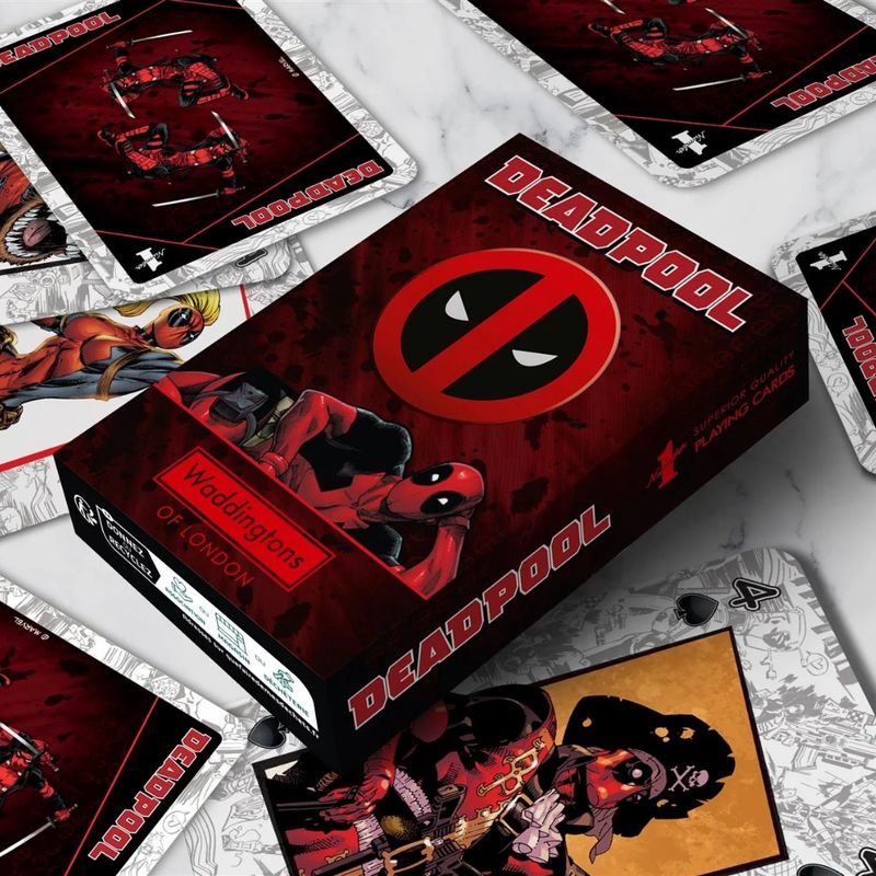 Deadpool Waddingtons Number 1 Playing Cards