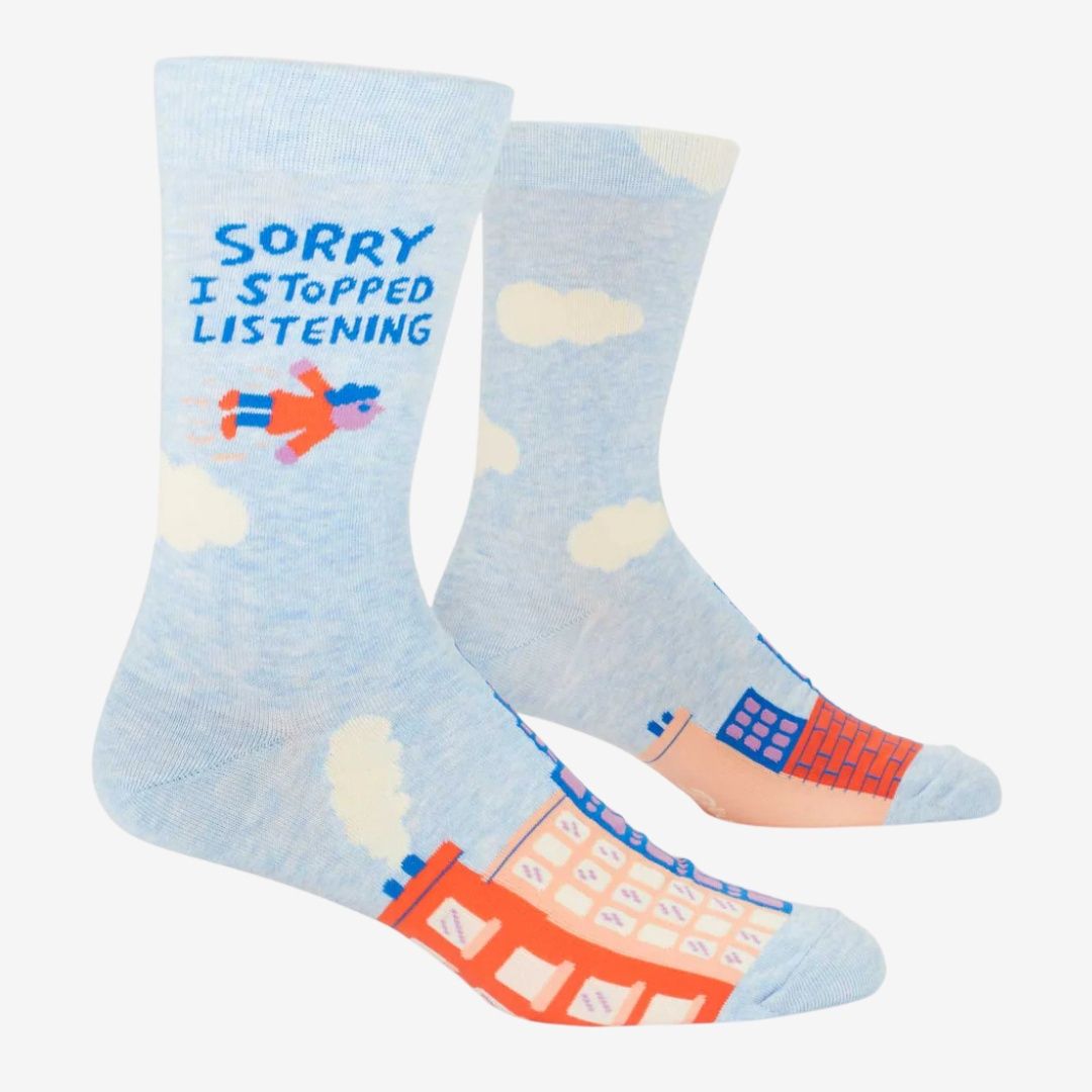 Sorry I Stopped Listening Men&#39;s Socks