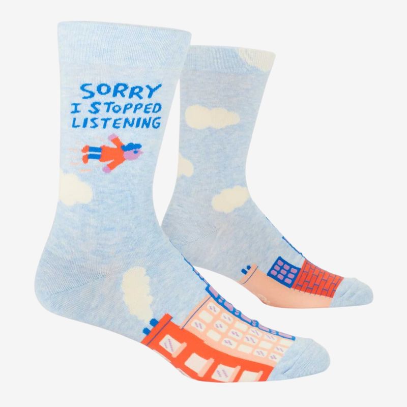 Sorry I Stopped Listening Men&#39;s Socks