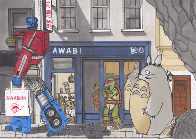 Awabi (Black Framed)