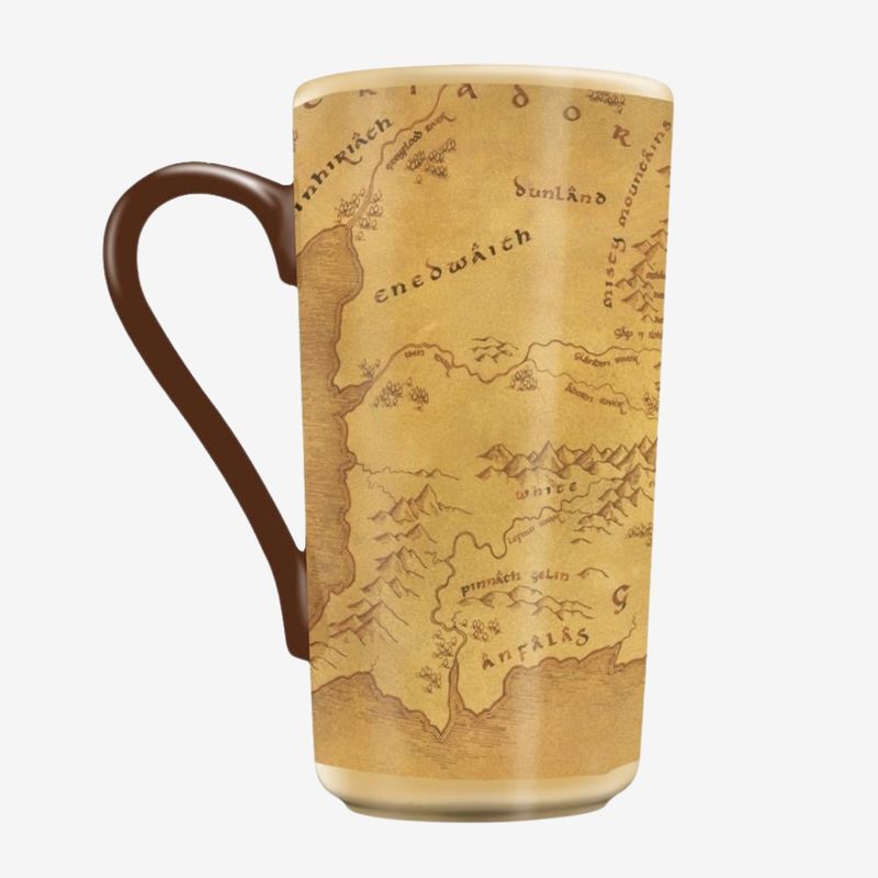 Lord Of The Rings Map Grande Mug