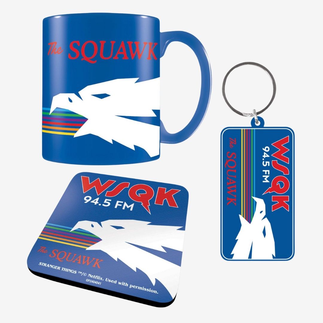 Stranger Things WSQK Mug Gift Set: Mug, Coaster and Keyring