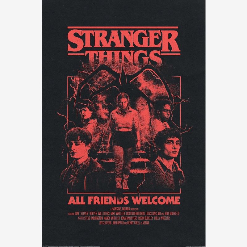 Stranger Things (All Friends Welcome) Maxi Poster (A2)
