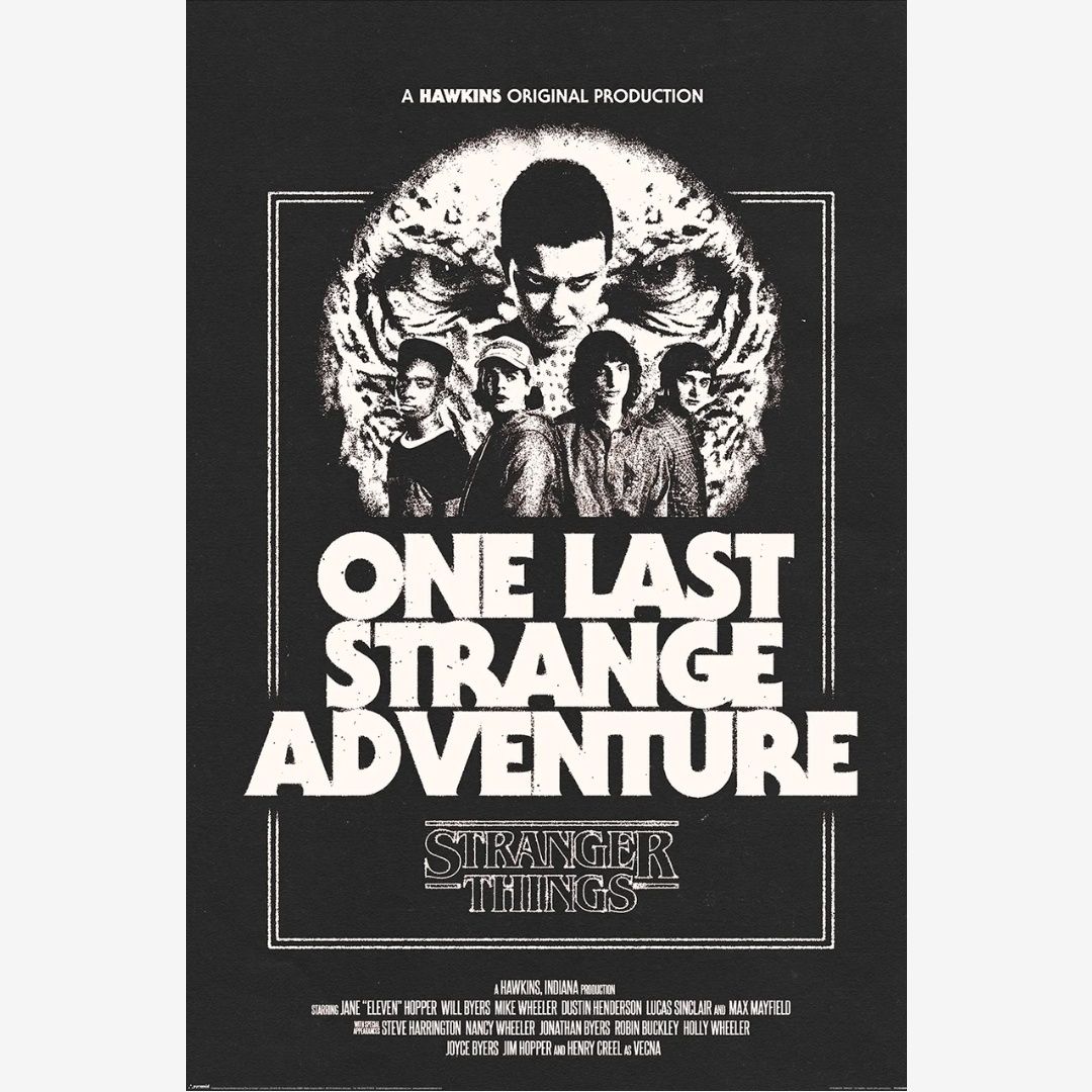 Stranger Things 5 One Last Adventure Maxi Poster (A49)