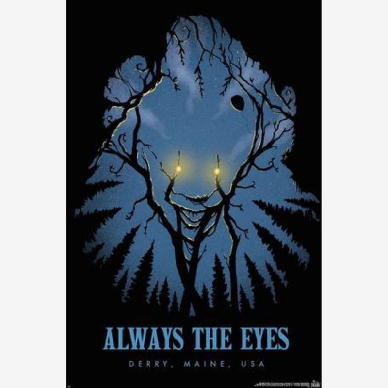 IT Welcome To Derry Always The Eyes Maxi Poster (A50)