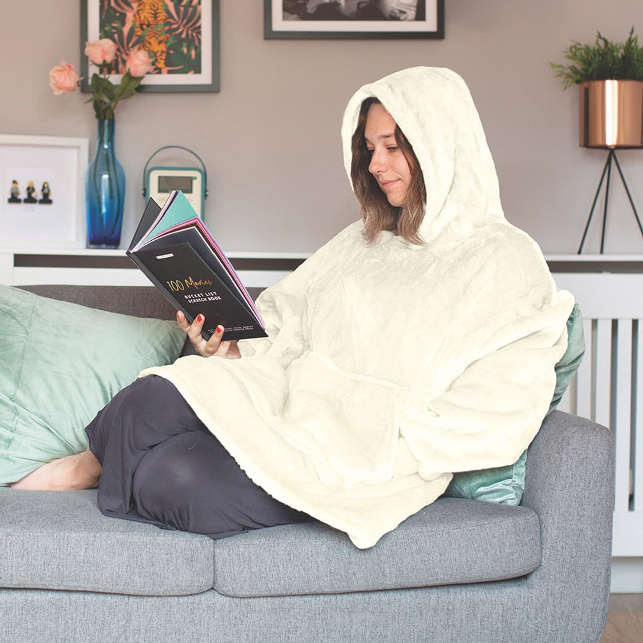 Hoodie Blanket Cream