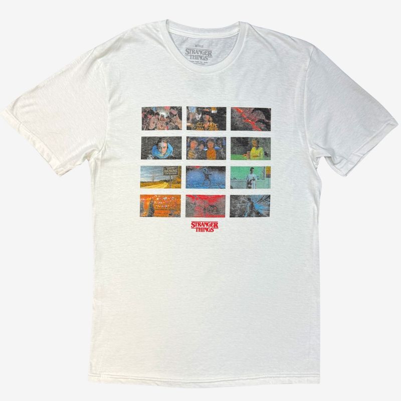 Stranger Things Unisex T-Shirt: Hawkins Power And Light (White)