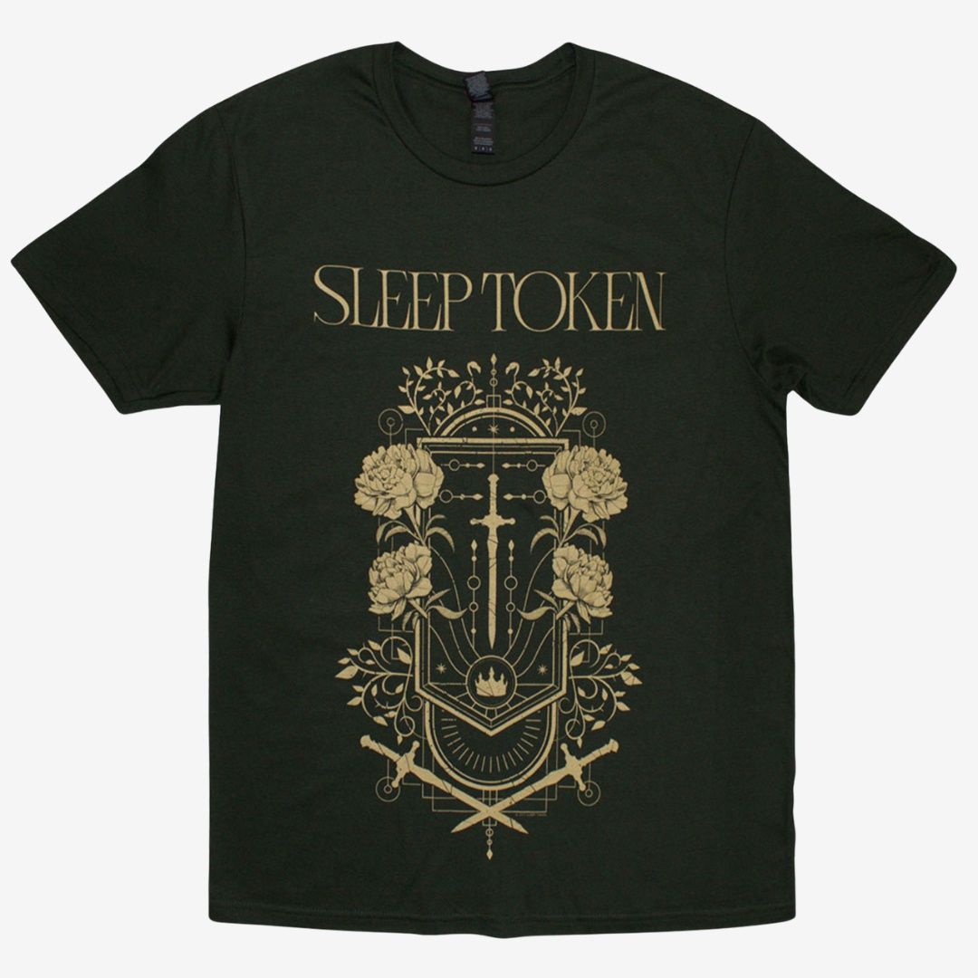 Sleep Token Unisex T-Shirt: Damocles (Green) Sleep Token Unisex T-Shirt: Damocles (Green), Size: Small