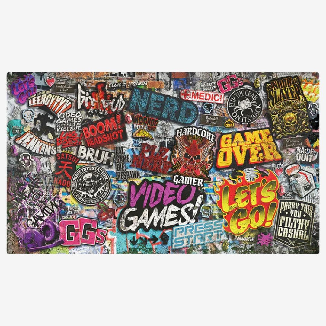 Gaming Sticker Bomb XL Mouse/Desk Mat