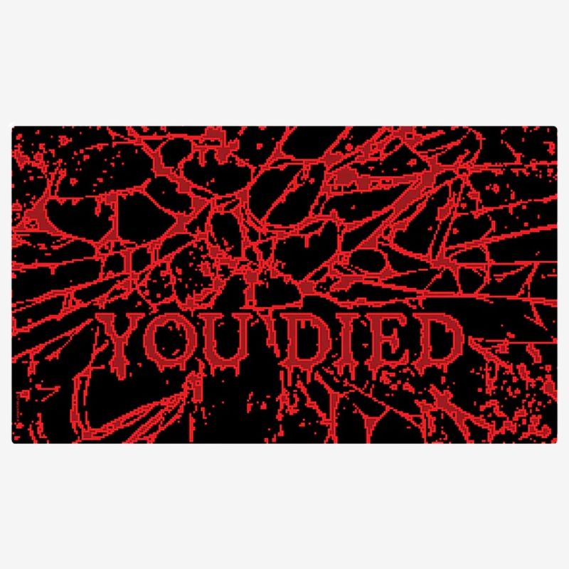 You Died Gaming XL Mouse/Desk Mat