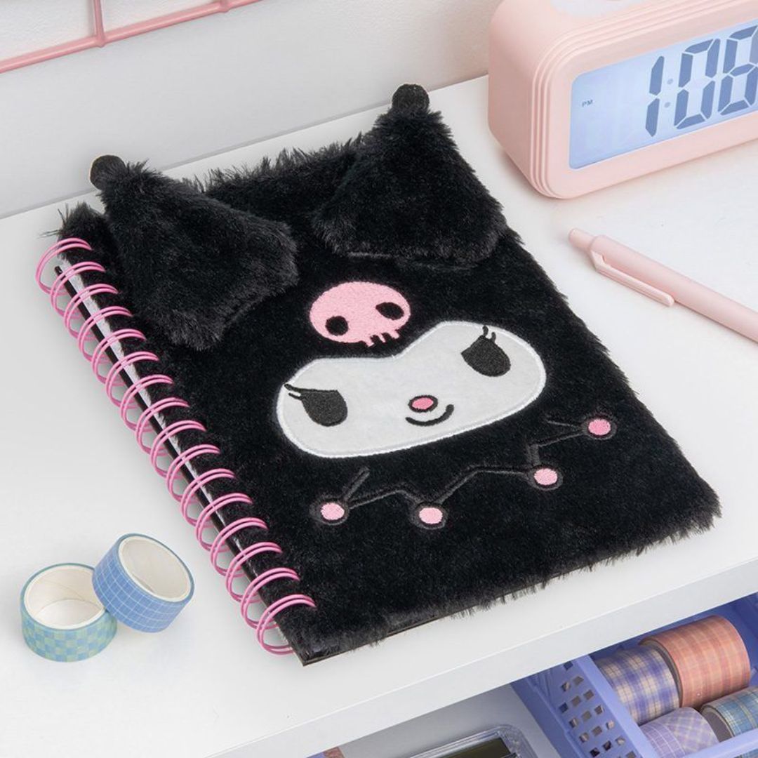 Kuromi Fluffy Notebook