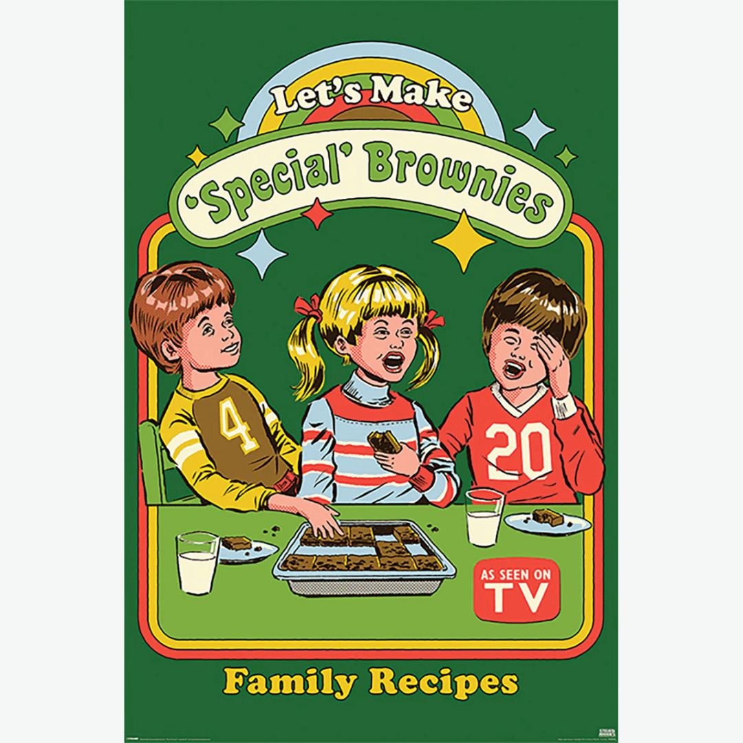 STEVEN RHODES (LETS MAKE SPECIAL BROWNIES) MAXI POSTER (A68)