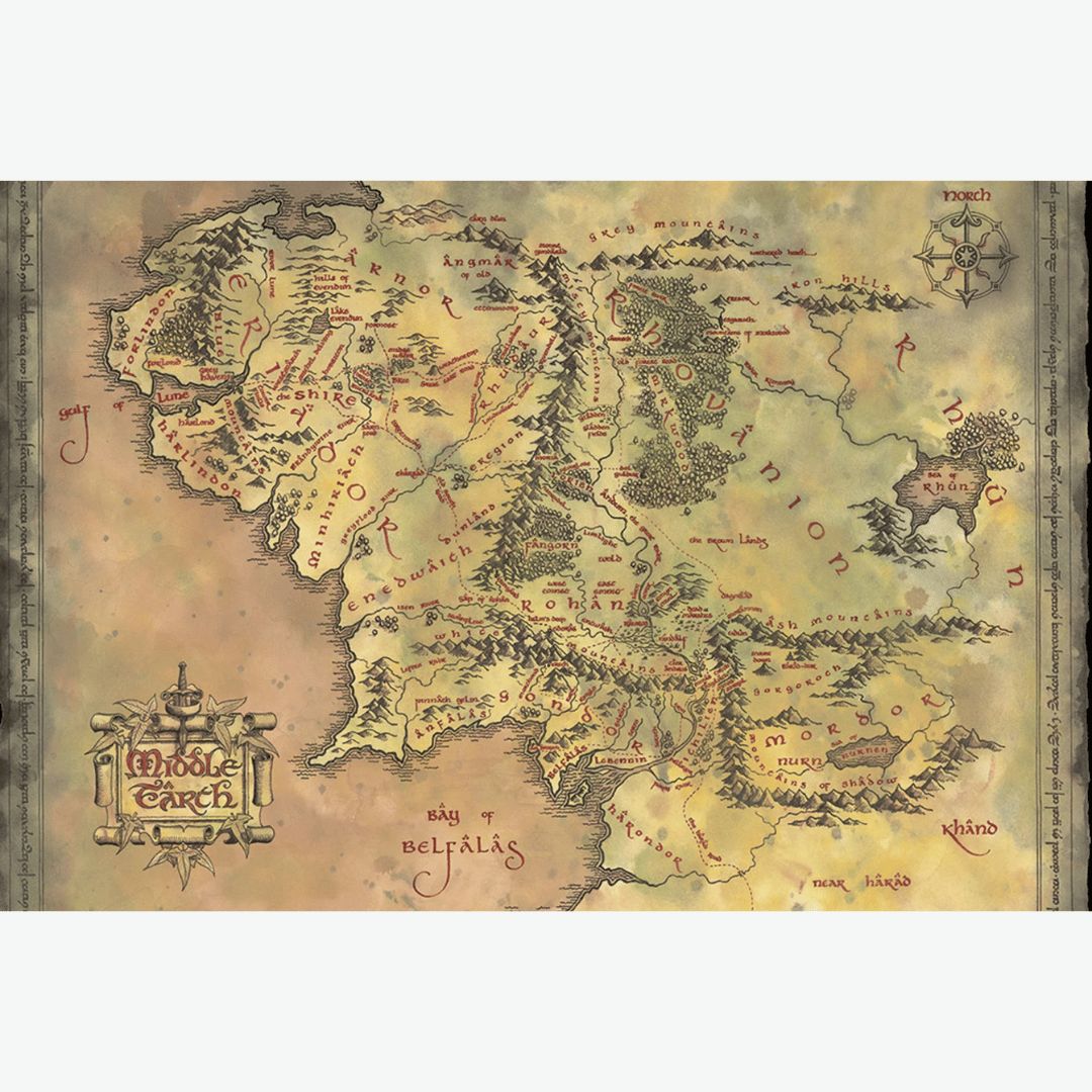 LORD OF THE RINGS (MIDDLE EARTH) MAXI POSTER (A11)