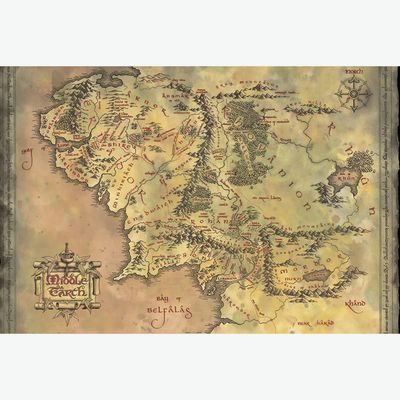 LORD OF THE RINGS (MIDDLE EARTH) MAXI POSTER (A11)